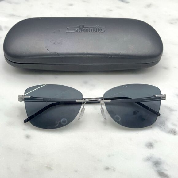 Silhouette Nyc Other - Silhouette 5369 00 6063 Rimless Silver Eyeglasses Sunglasses Frames Only 19-140